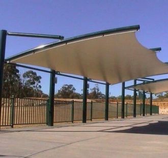 Underground parking netting system