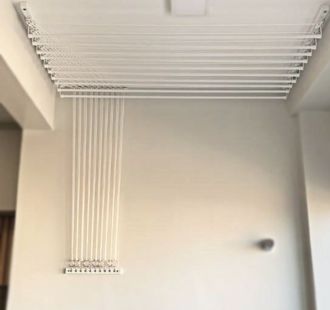 Modern pulley system for drying rack