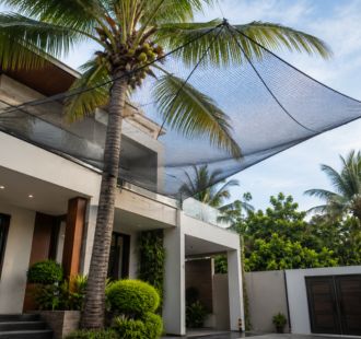 Resort coconut fall safety net