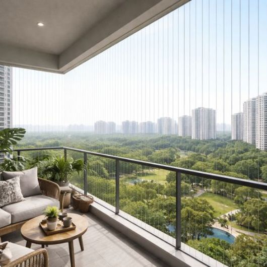Invisible Grills for Balconies